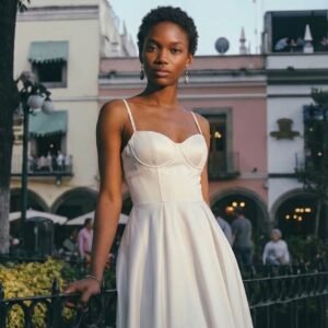 white satin dress mexico city